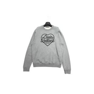 louis vuitton printed heart sweatshirt|More.